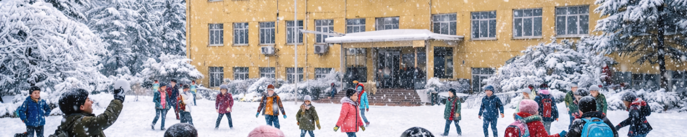 Sürmene ve Köprübaşı’nda Okullar Tatil Edildi